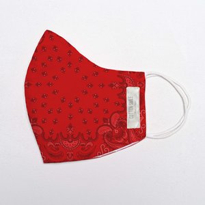 Gesichtsmaske Paisley Red