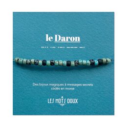 Men's morse code bracelet: the Daron