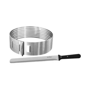 Set of 2 pastry utensils for Zenker layer cakes