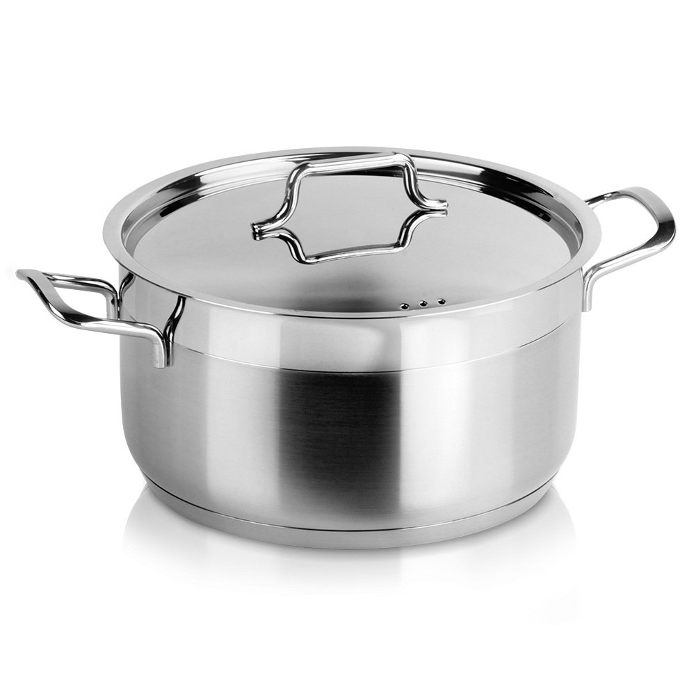 Topfstahl mit Deckel Anett 22 cm, 4,3 l