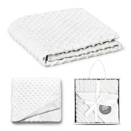 EXTRA-SOFT BLANKET 80X110 CMS - MOD. BUBBLES - WHITE