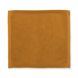 Orange ember knitted pocket square