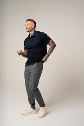 Maglietta Polo Pima | Blu scuro