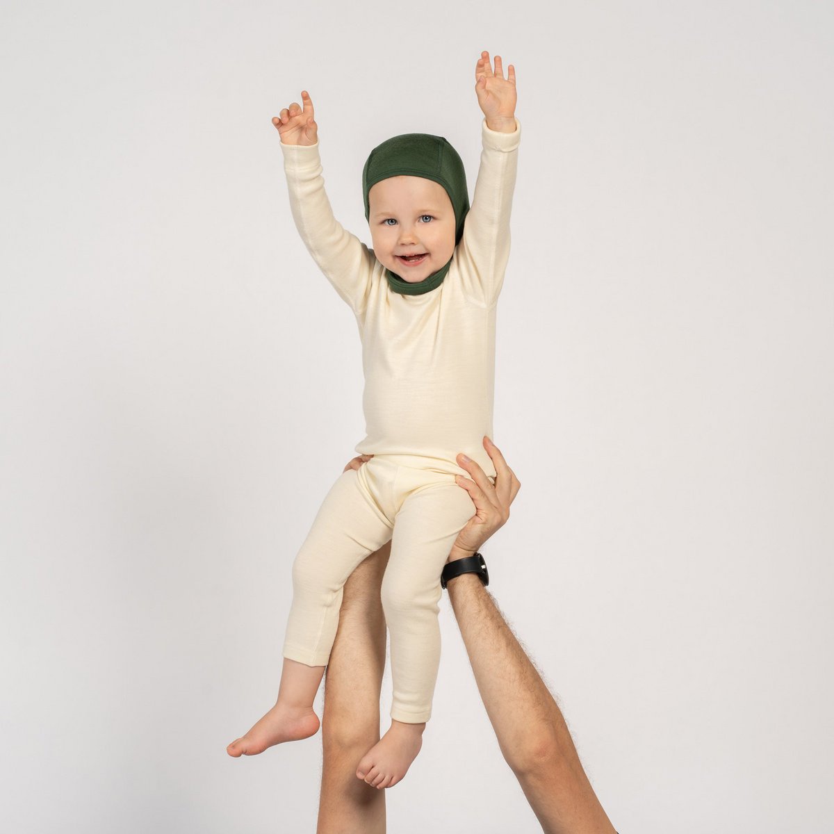 Équipage à manches longues thermiques de bébé de bébé