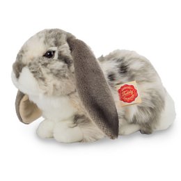 Ram rabbit gray white 30 cm - plush toy - soft toy