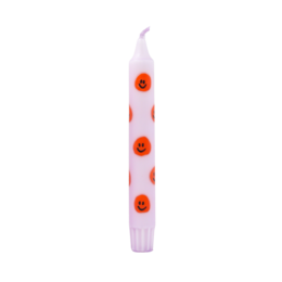 Diner Kaars Smiley Orange - Set of 5