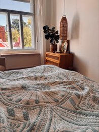 CALMA Musselin Decke - Mint - 2,20 x 2,30 m