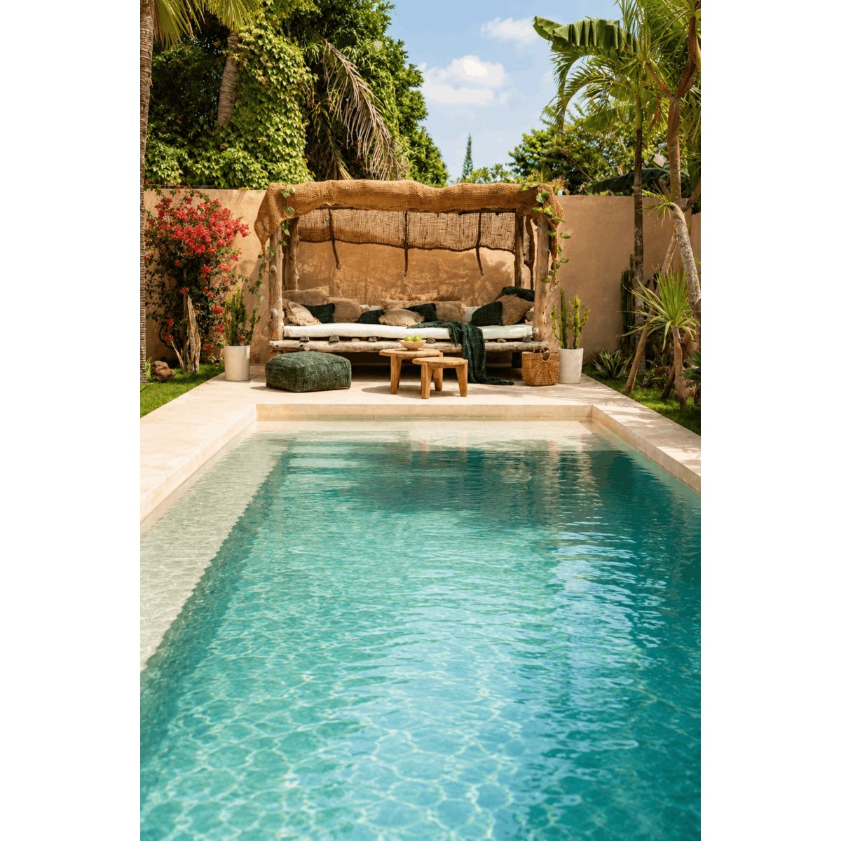 De Coco Shade Rechthoekig - Naturel - 500x300