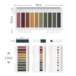 Mystic Autumn | Ordinate Farbverlauf Morandi Sticky Notes | Index Sticky Notes mit Lineal | Seitenmarkierer | Sticky Tabs | Büro Studium Schulplaner | Markierung Sticker