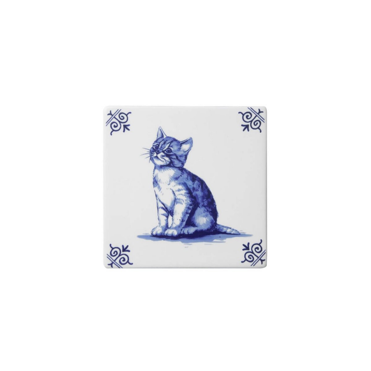 Poes de carreaux - Delft Blue - 13 cm