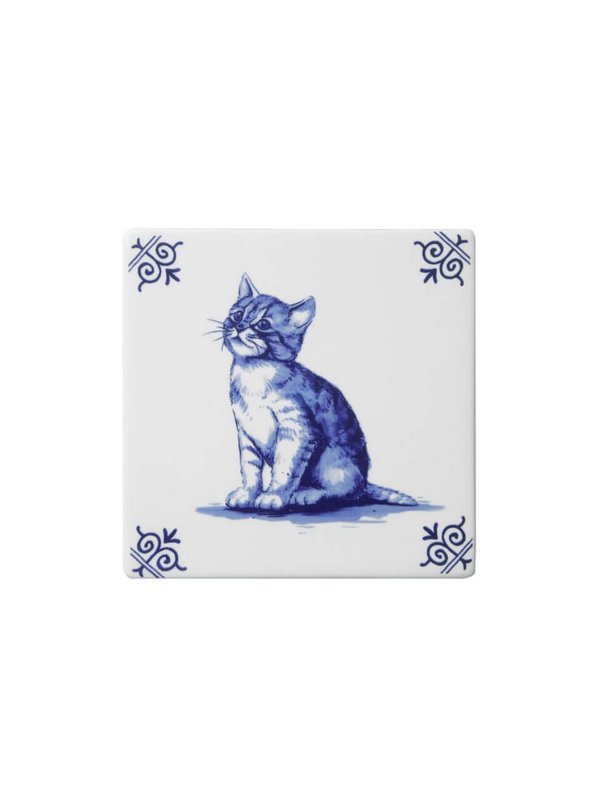 Poes de carreaux - Delft Blue - 13 cm