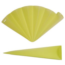 Éventail à main, éventail, éventail, jaune translucide