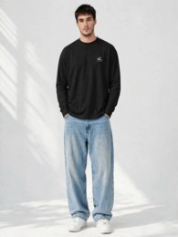 Schweres Langarm-T-Shirt
