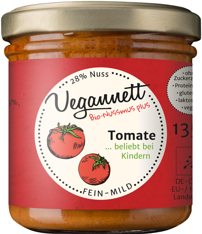 Organic tomato spread with cashew