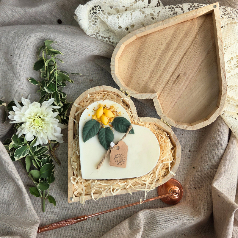 Coffret Coeur Grand Coeur Aux Citrons