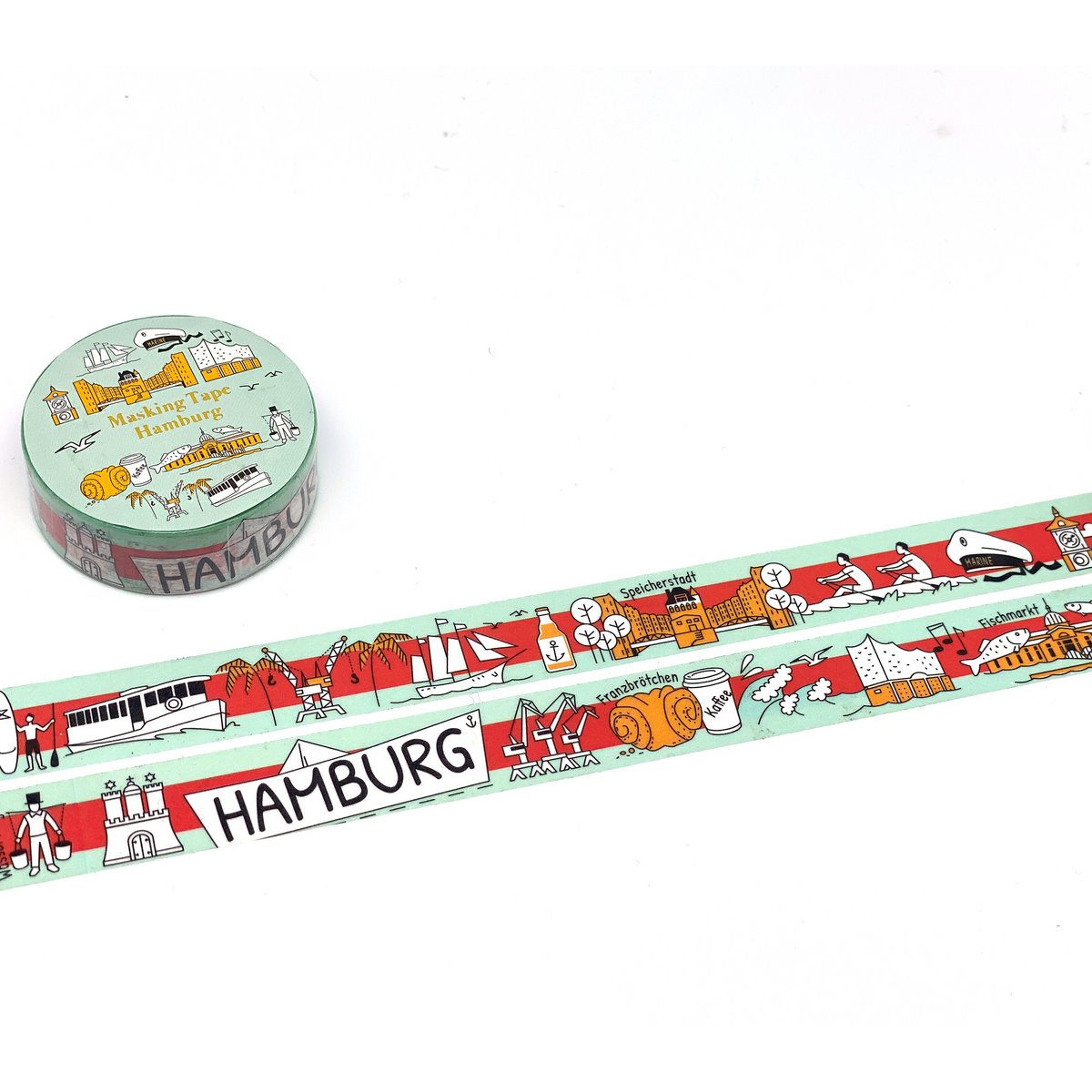 Deutsche Städte Citytape Masking Tape / Washi Tape