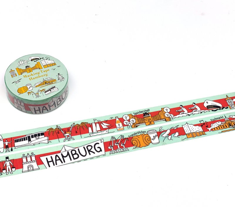Nastro adesivo per città tedesche Citytape / nastro Washi