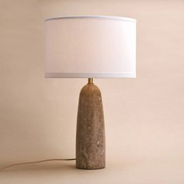Isla Travertine Lamp