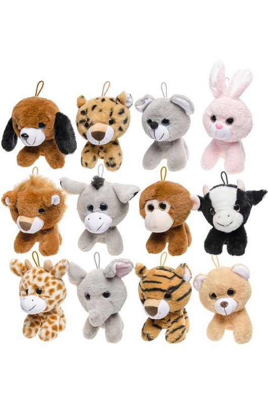 ANIMAUX EN PELUCHE 12ASS