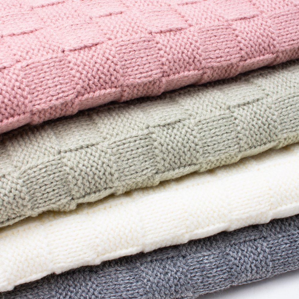 Couverture bébé | PANIER | Blanc