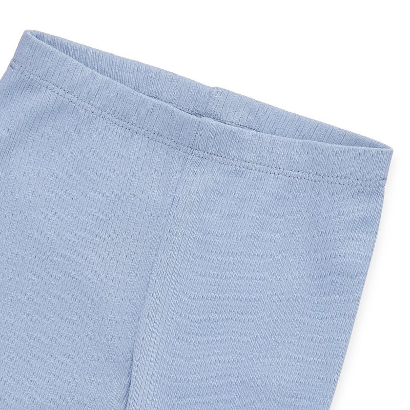 Baby -leggings - Fancy Rib - Blue