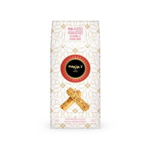 Mini laminated flutes | Pecorino and black pepper