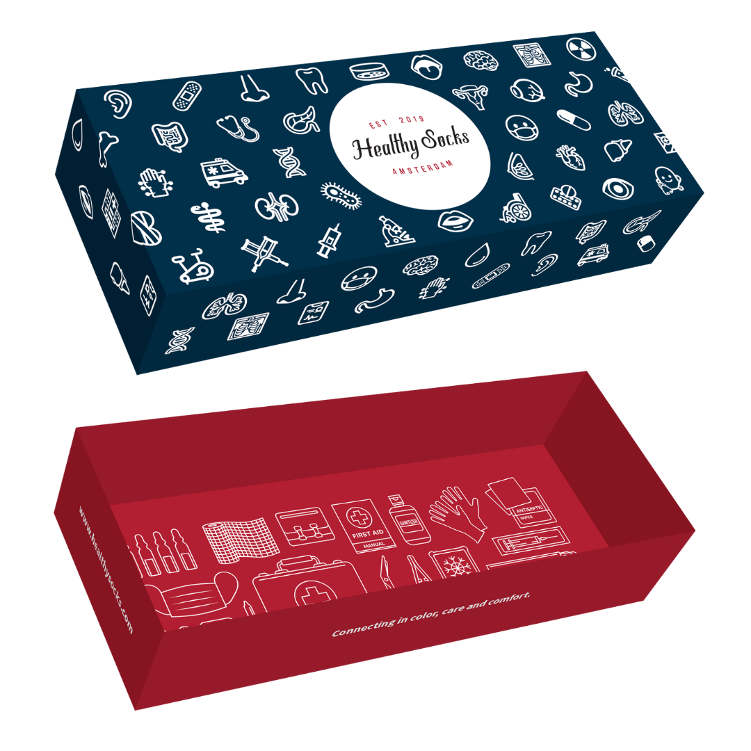 Gesunde Socken Geschenkbox - 5 medizinische Socken Ihrer Wahl