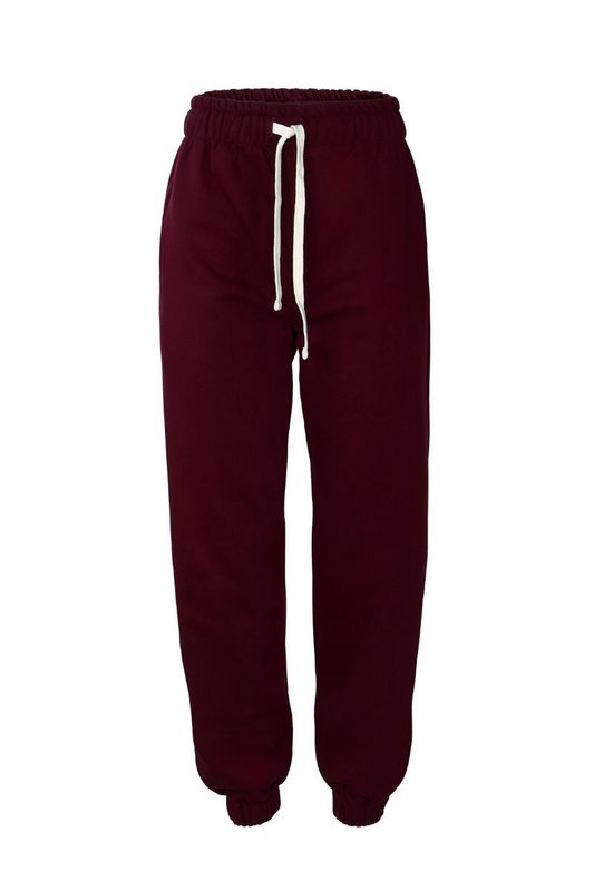 RUBI sweatpants - cotton - burgundy