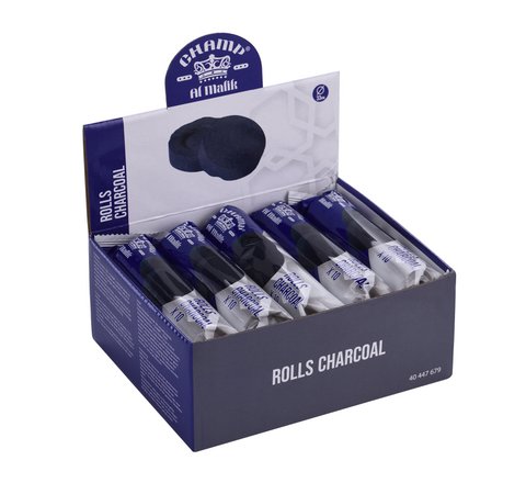 Hookah Hookah Chicha Charcoal 33mm - 10 Rolls - 100 coals - 1 kg
