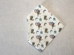 Rabbit bandana bib