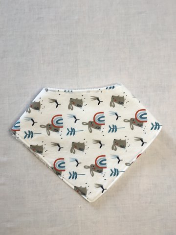 Rabbit bandana bib
