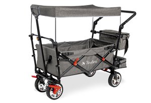 Falten Handcart „Addplus” mit Bremse, gemischte graue Töne