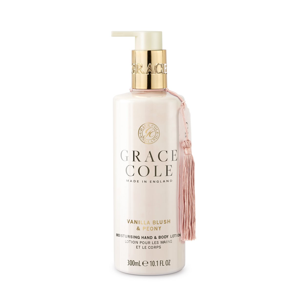 Loción para manos y cuerpo con colorete de vainilla y peonía 300 ml