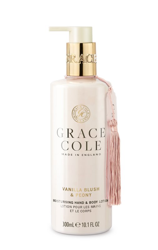 Loción para manos y cuerpo con colorete de vainilla y peonía 300 ml