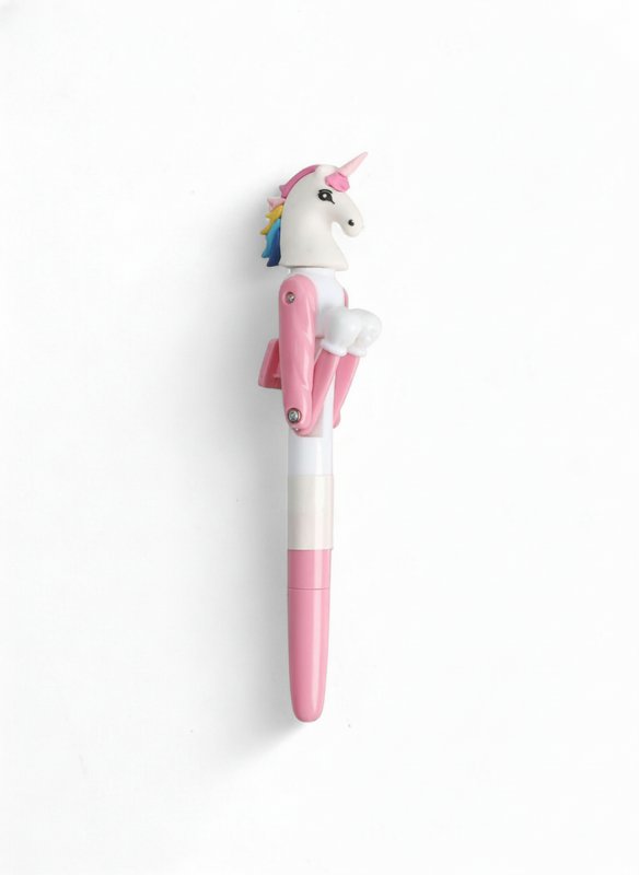 Bolígrafo novedoso de unicornio - Boxing Spring Action
