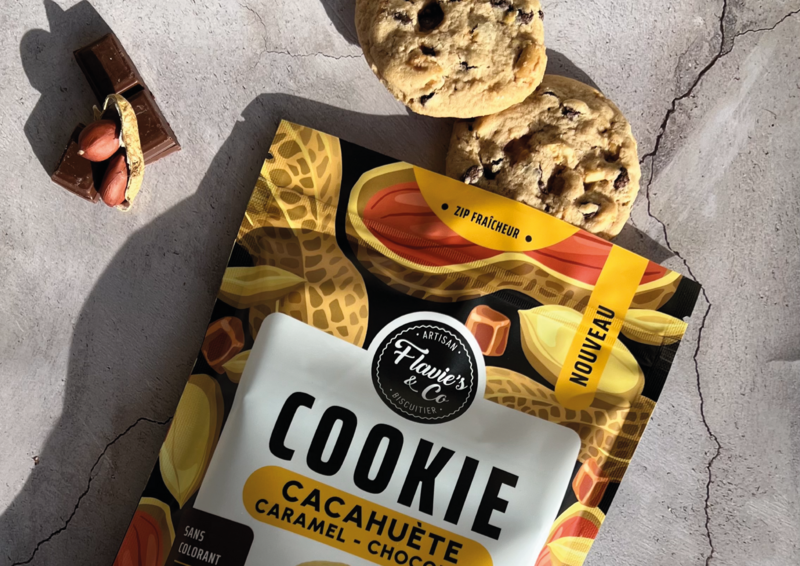 Biscotto alle arachidi - Caramello - Cioccolato