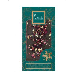 Premium dark chocolate - gold, rose