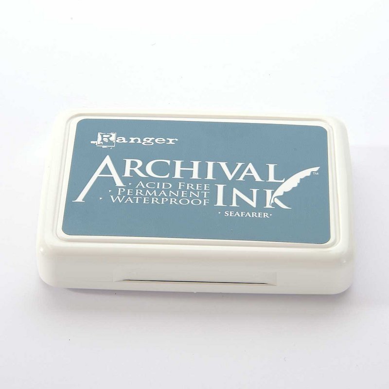 Ranger Archival Ink Stamp Pad - Seafarer · Sea Blue