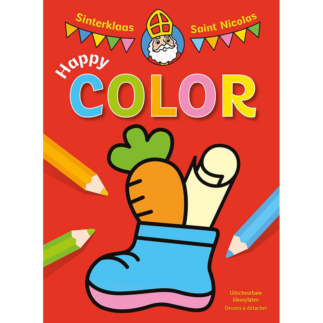 Sinterklaas Happy color color block