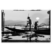 Acrylglasbild - Menschen in Vietnam