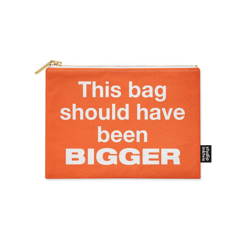 Etui Este bolso debería haber sido más grande Naranja