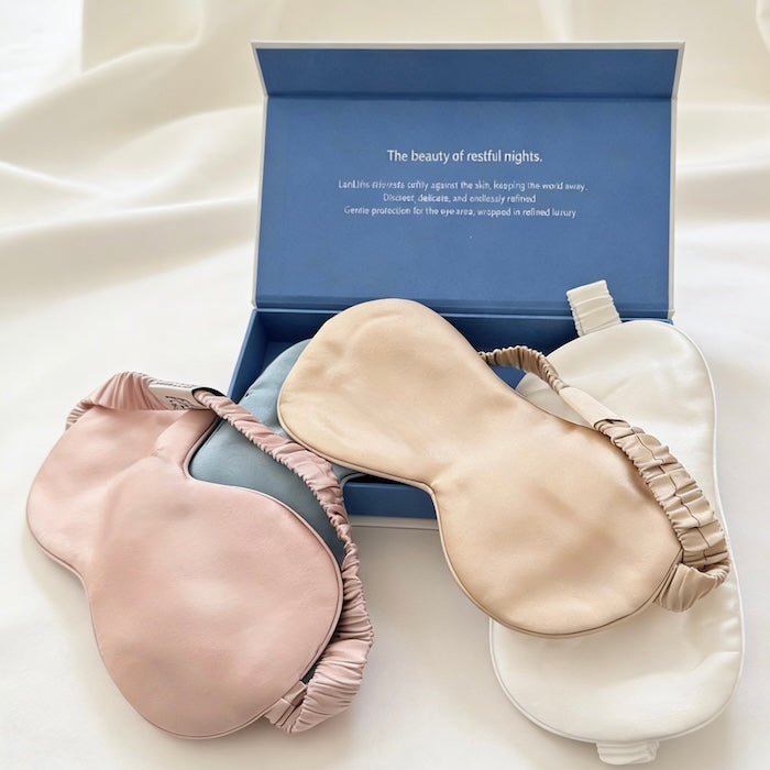 22 Momme Schlafmaske aus Maulbeerseide – inklusive Geschenkbox