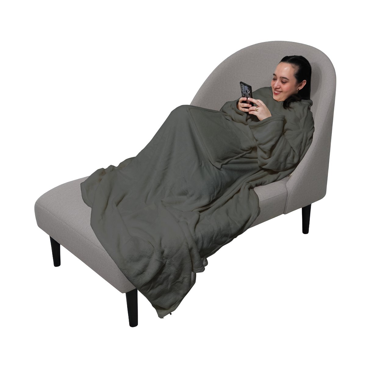 Mad Monkey - Coperta Riscaldata Beige