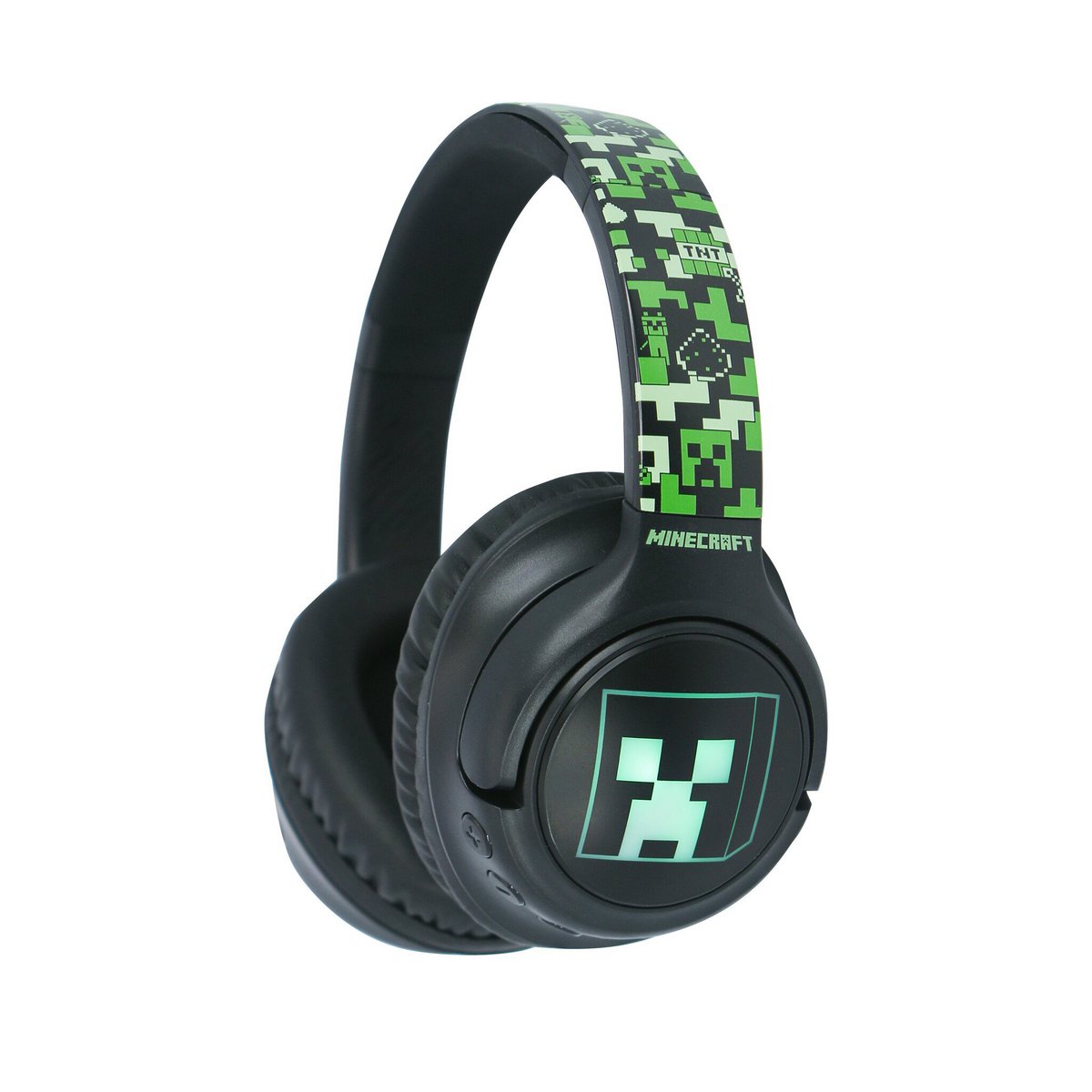 Minecraft - Led Light Up - bluetooth headphones