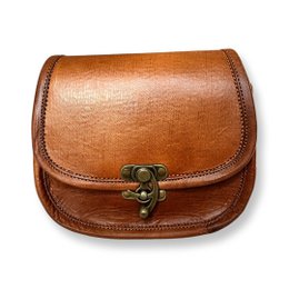 Borsa a tracolla in pelle di capra LEELA
