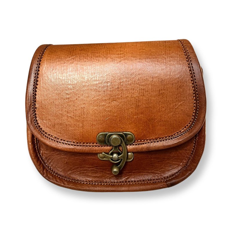 Borsa a tracolla in pelle di capra LEELA