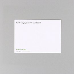 Postkarte Geburt Tiere Felix