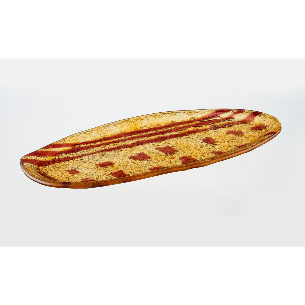 Artisano Tray Large Free 39x19 Magenta & Orange