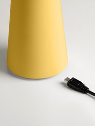 BORDLAMPE FLYT MIG STØVET GUL