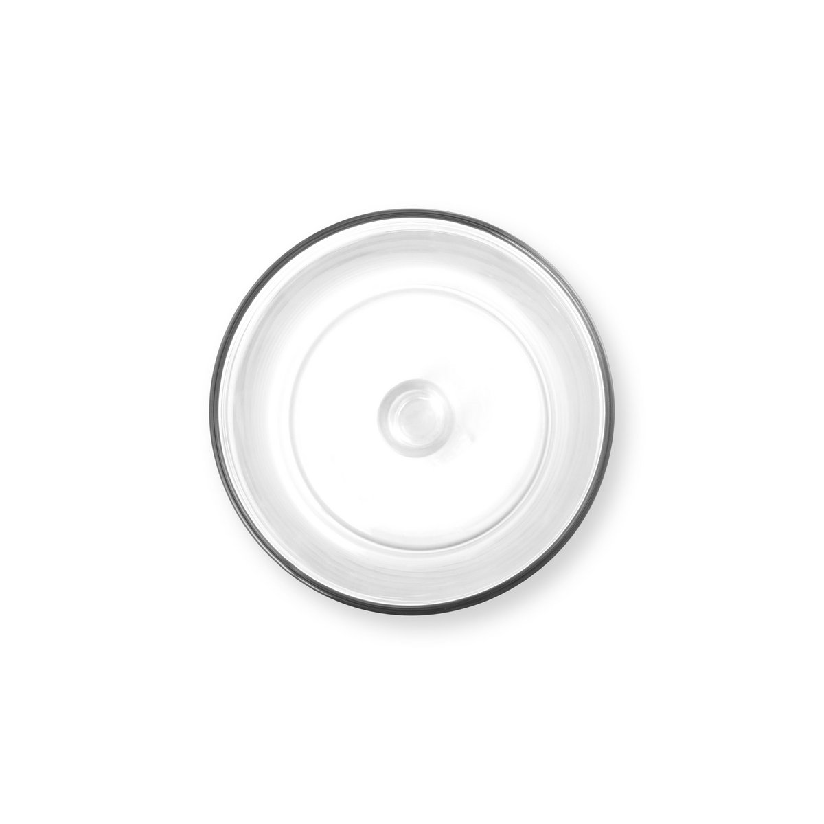 Candle Holder Glass Clear 12x15.5cm